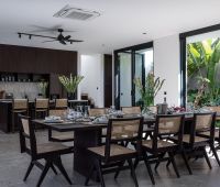 Villa Gendang, Zona de comedor